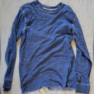 Buckle Heather Blue Long Sleeve Tee